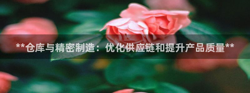 彩神赢钱了吗是真的吗：**仓库与精密制造：优化供应链和提升产品质量**