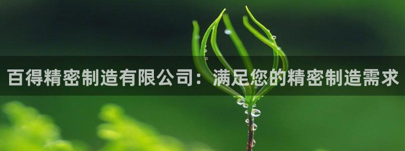 彩神viii是正规平台吗?：百得精密制造有限公司：满足您的精密制造需求