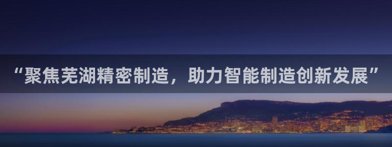 彩神vll趣投彩：“聚焦芜湖精密制造，助力智能制造创新发展”
