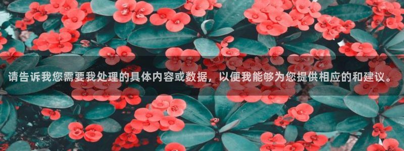彩神vll首页企业文化：请告诉我您需要我处理的具体内容或数据，以便我能够为您提供相应的和建议。